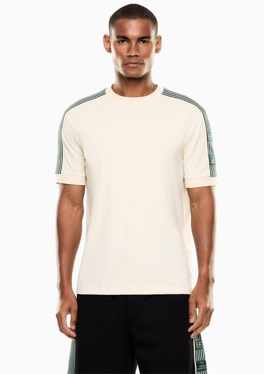 EA7 Emporio Armani - Men's Light Beige T-Shirt