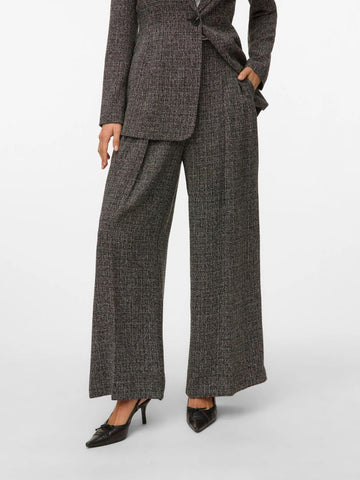 Vero Moda VMPERLE Pantaloni formali Donna Nero sale e pepe