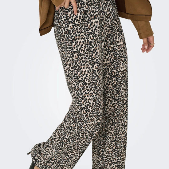 Jacqueline De Yong JDYDEBBIE Pantaloni Wide Fit Donna Birch LEO 15352943 Birch LEO JACQUELINE DE YONG 