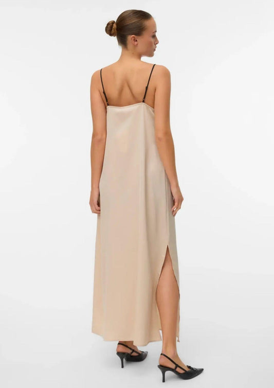 Vero Moda - Abito Donna Joi Nero e Grigio Cemento