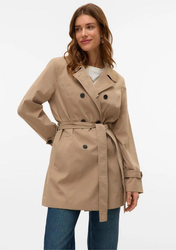 Vero Moda Trench Donna Chelsea Marrone
