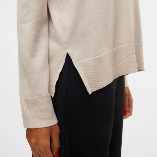 Vero Moda Maglione Donna VMSILJE Grey Moonbeam 10320451 Moonbeam VERO MODA 