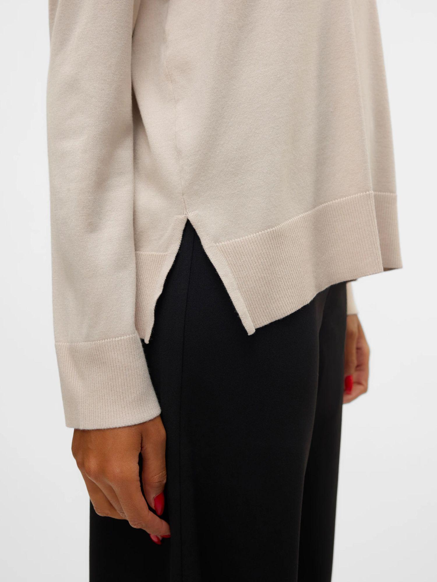 Vero Moda Maglione Donna VMSILJE Grey Moonbeam 10320451 Moonbeam VERO MODA 