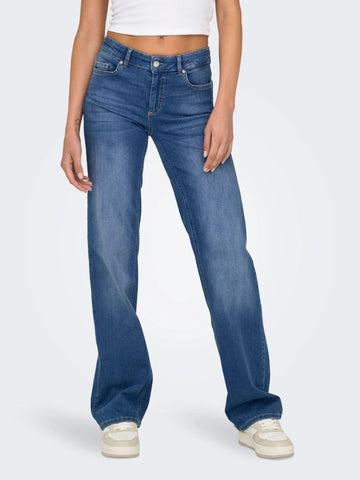 Only Jeans Donna Medium Blue Straight Fit Onlblush