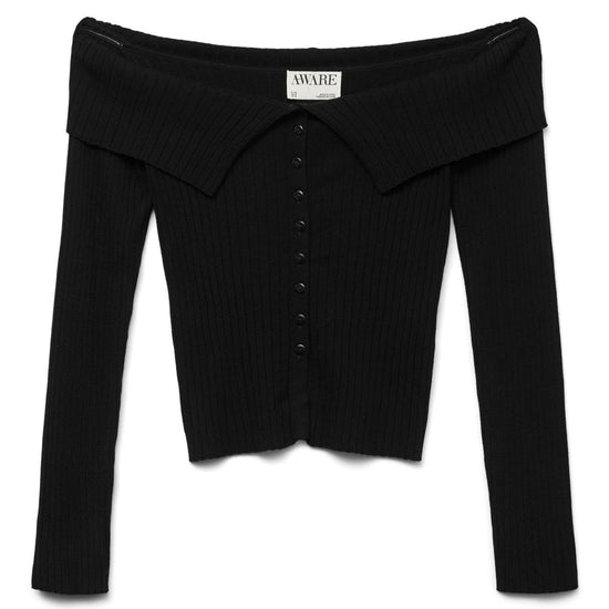 Aware Maglia Donna Sia Nera 10329653 Black VERO MODA 
