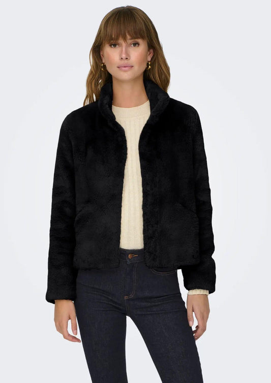 Only Women's Winter Jacket Onlnewvida Black