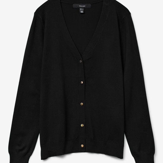 Vero Moda Cardigan In Maglia Donna Silje Nero 10320456 Black VERO MODA 