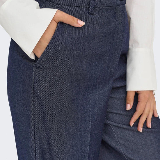 Jacqueline De Yong Pantalone Donna Anthony Blu Denim 15358635 Dark Blue Denim JACQUELINE DE YONG 