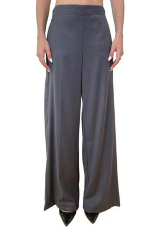 Emme Marella Women's Sarago Trousers in Melange Grey