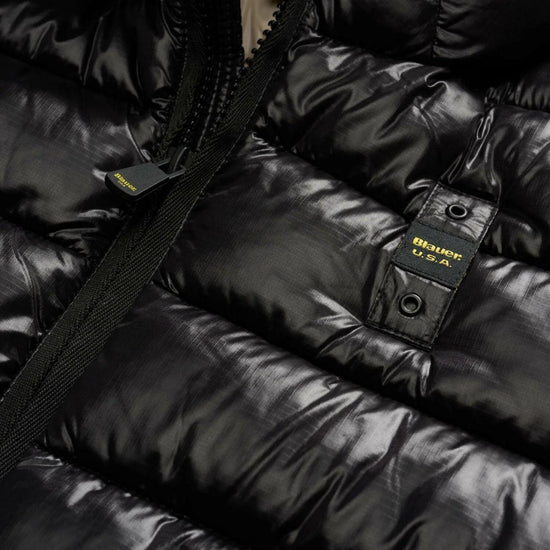 Blauer Giacca Invernale Uomo Adams Nera con Interno Beige BLUC02079 5958 999 BLAUER 