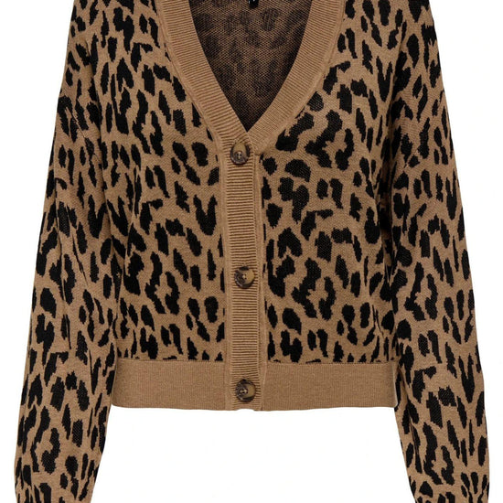 Cardigan Donna Only Vienna Marrone 15347875 Toasted Coconut ONLY 