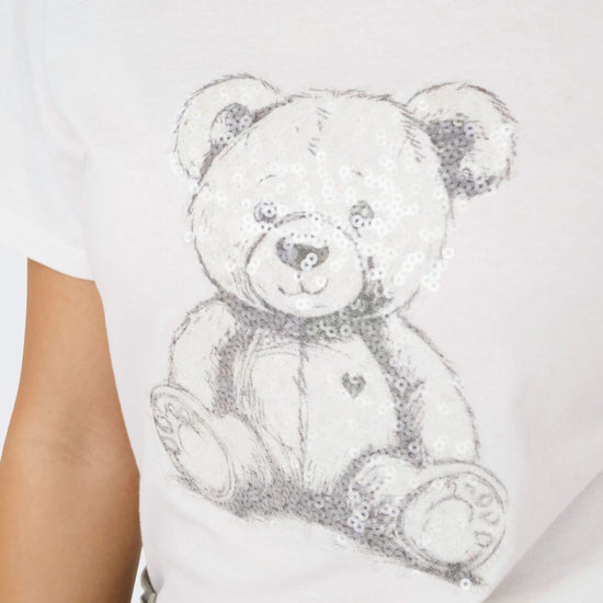 Jacqueline De Yong JDYBIBBI T-shirt Donna Bianco Cloud Dancer 15356686 Cloud Dancer TEDDYBEAR JACQUELINE DE YONG 