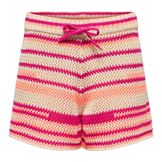 Pantaloncino Donna Beige e Fucsia 15344405 Ecru/PapayaPunch ONLY 