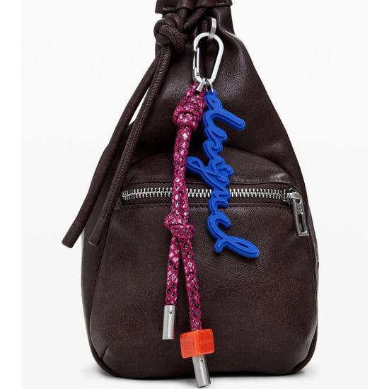 Desigual Borsa logo 3D con manico arricciato media Donna Marrone 25WAXPAY 6009 DESIGUAL 