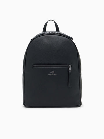 Armani Exchange Zaino semi-rigido con tasca esterna Nero