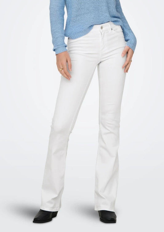 Only - Women's Blush White Jeans