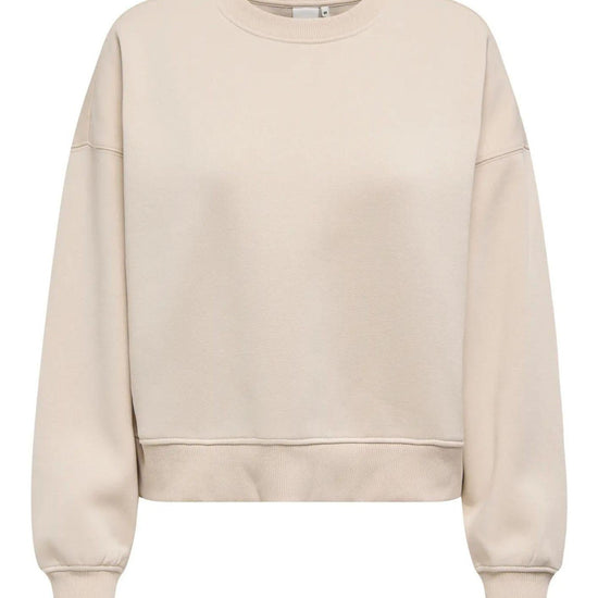 Felpa Donna Only Onlbest Beige 15338727 Pumice Stone ONLY 