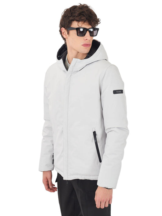 Yes Zee Men's Reversible Jacket White