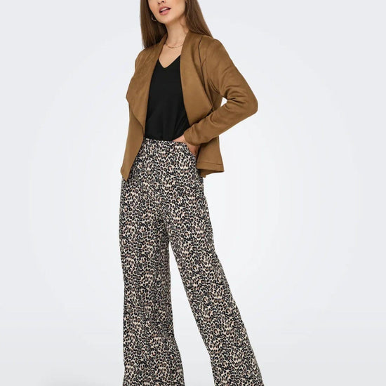 Jacqueline De Yong JDYDEBBIE Pantaloni Wide Fit Donna Birch LEO 15352943 Birch LEO JACQUELINE DE YONG 