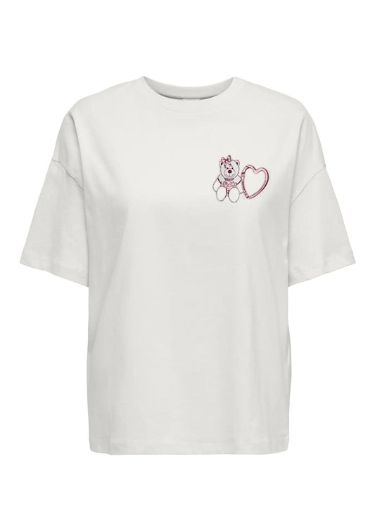 Jacqueline De Yong T-Shirt Donna Carla Cloud Dancer