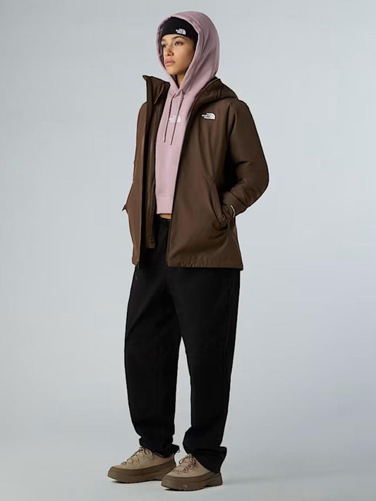The North Face Giacca Donna 3 in 1 con cappuccio Carto Mono Triclimate Smokey Brown