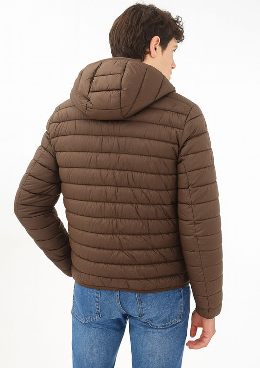 MClassics Men's 100 Gram Down Jacket in Dark Brown