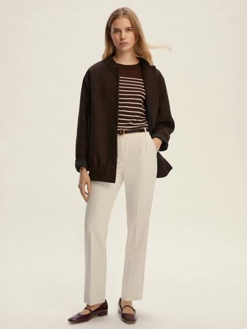 Emme Marella Women's Crew Neck Sweater Eremo Testa di Moro