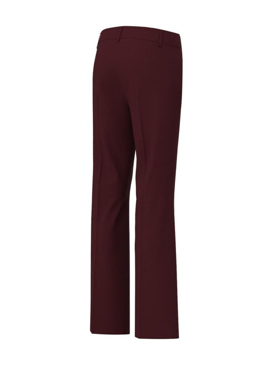 Pantalone Donna Flare Bordeaux
