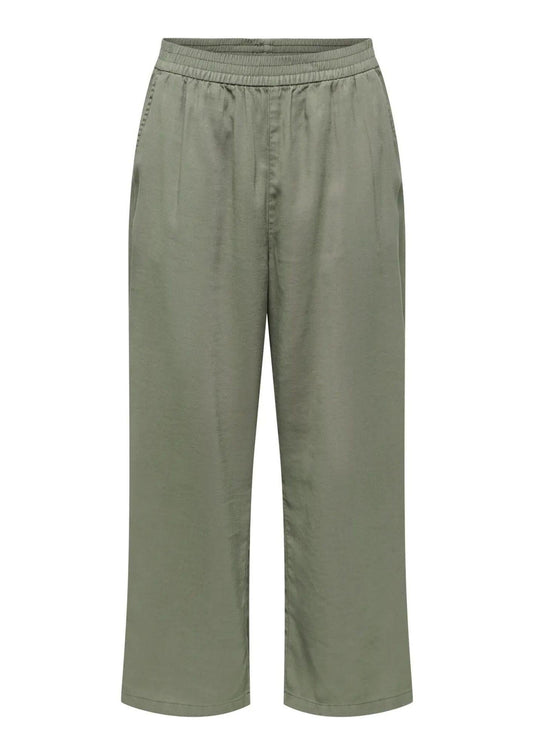 Only - Women's Aris Olive Green Trousers