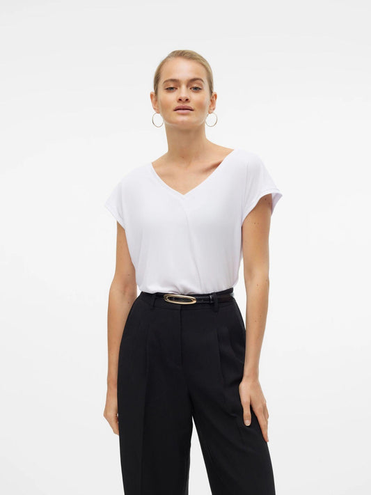 Vero Moda Women's Top Filli White