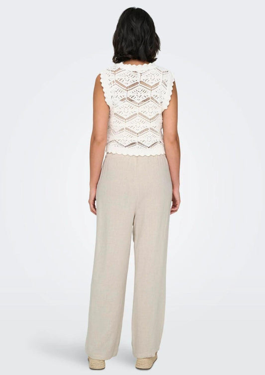 Pantalone Donna Beige