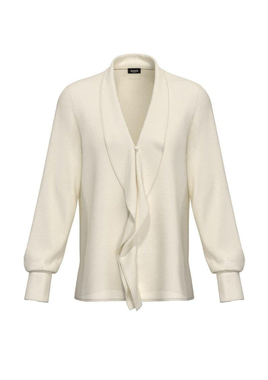 Emme Marella Women's Sanremo White Wool Shirt