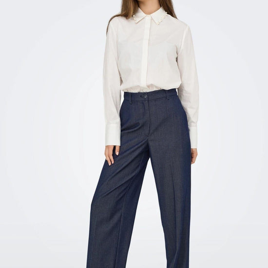 Jacqueline De Yong Pantalone Donna Anthony Blu Denim 15358635 Dark Blue Denim JACQUELINE DE YONG 