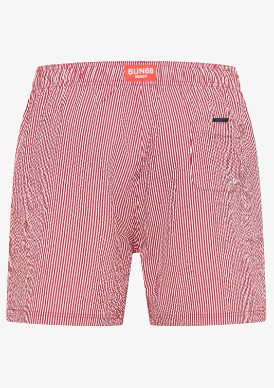 Sun68 - Costume Uomo Bianco e Rosso