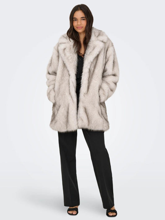 Only Cappotto Donna Dawn Bianco