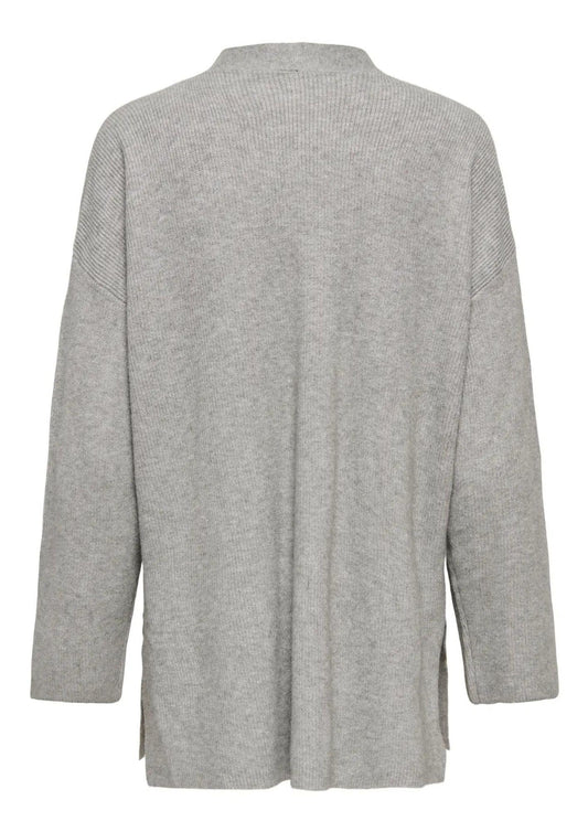 Cardigan Donna Only Ibi Grigio