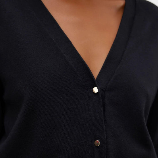 Vero Moda Cardigan In Maglia Donna Silje Nero 10320456 Black VERO MODA 