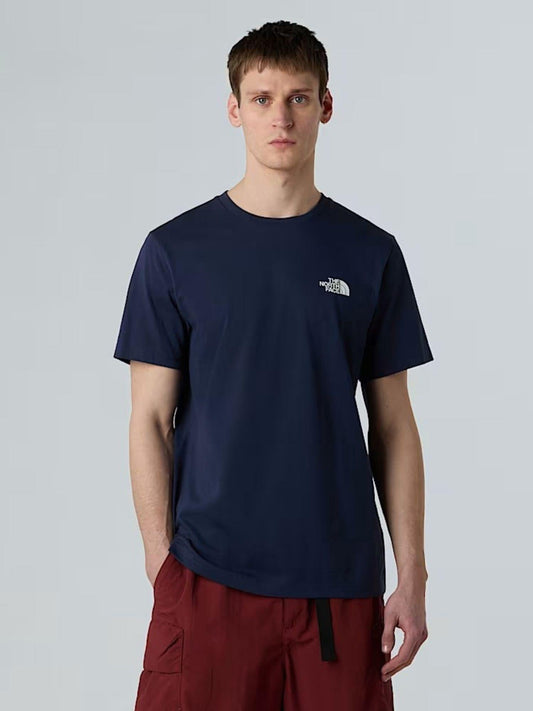The North Face Men's Simple Dome Blue T-Shirt