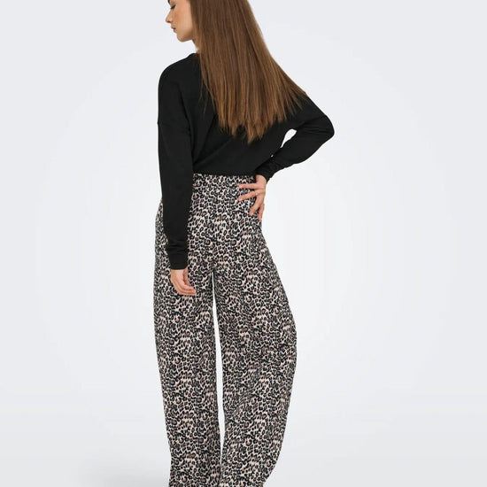 Jacqueline De Yong JDYDEBBIE Pantaloni Wide Fit Donna Birch LEO 15352943 Birch LEO JACQUELINE DE YONG 