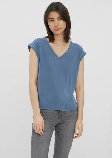 Vero Moda Top Donna Filli Blu