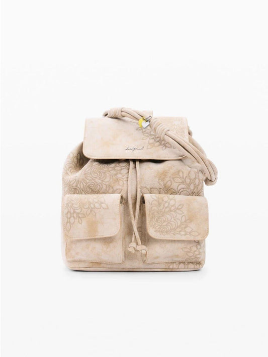 Desigual - Zaino Backsierra Prisa Mini Sand Sabbia