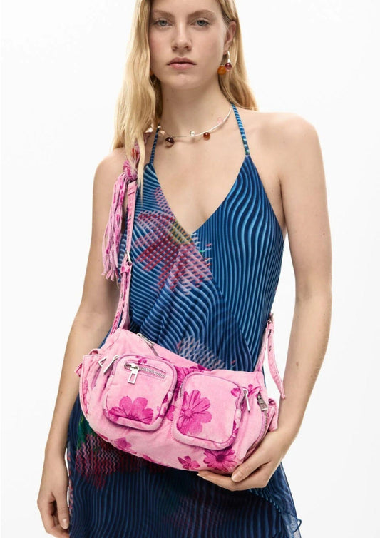 Desigual - Women's Bag Margaritas Habana Pink Denim