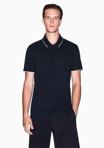 Armani Exchange - Polo Uomo Blu Navy