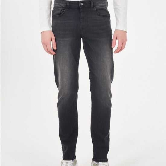 Yes Zee Jeans 5 Tasche Slim Fit Uomo Nero Stone P601 F479 J738 YES ZEE 