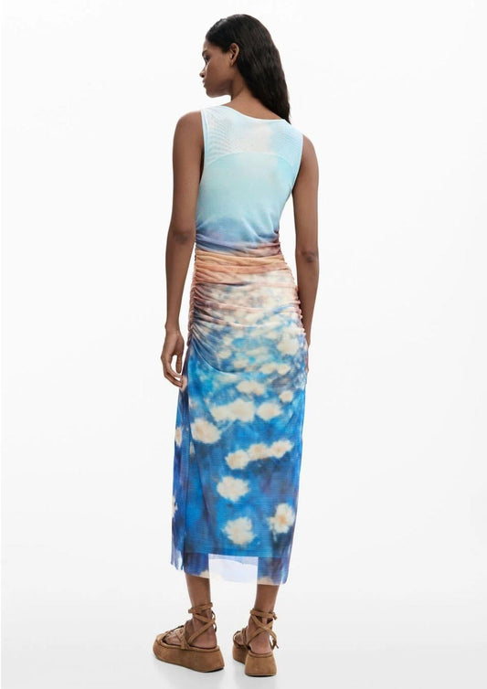 Desigual - Women's Vestvermont Dress Light Blue