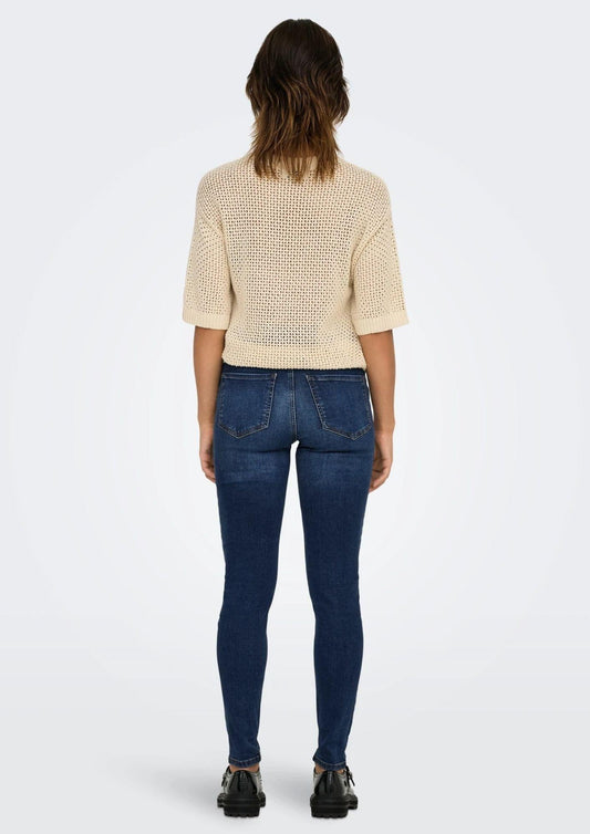 Jacqueline De Yong Jeans Donna Fina Blu scuro 15346536 Dark Blue Denim JACQUELINE DE YONG 