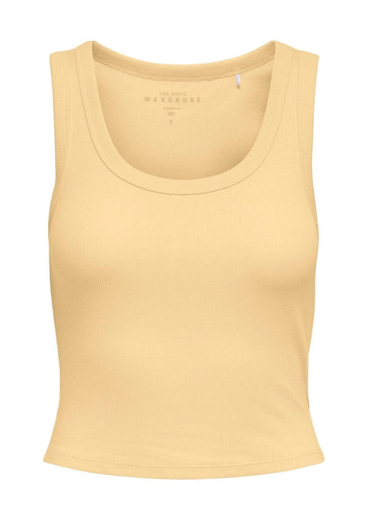 Only Women's Easy Yellow Sleeveless Top
