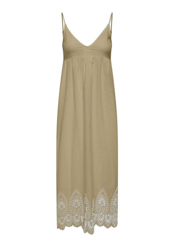 Only - Abito Donna Tullum Verde Oliva