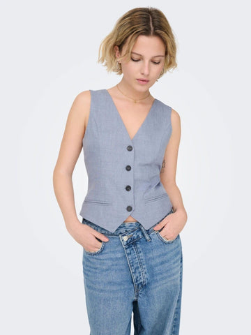 Only Gilet Donna Vintage Indigo Onllinda