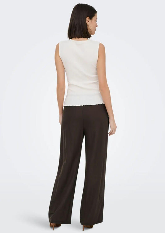 Jacqueline De Yong - Women's Trousers Leslie Brown
